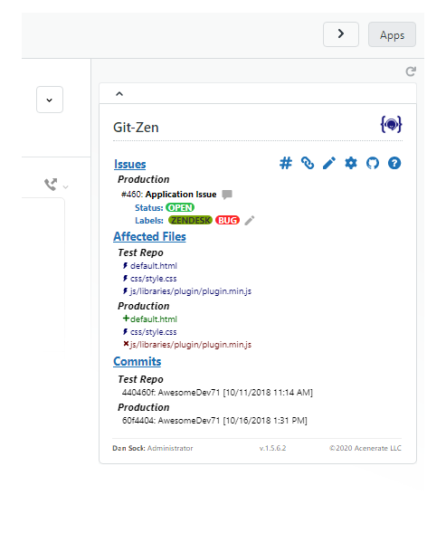 Git-Zen - Zendesk GitHub integration