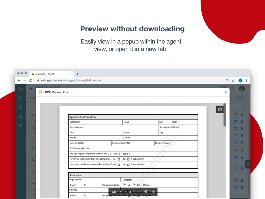 Full PDF Controls